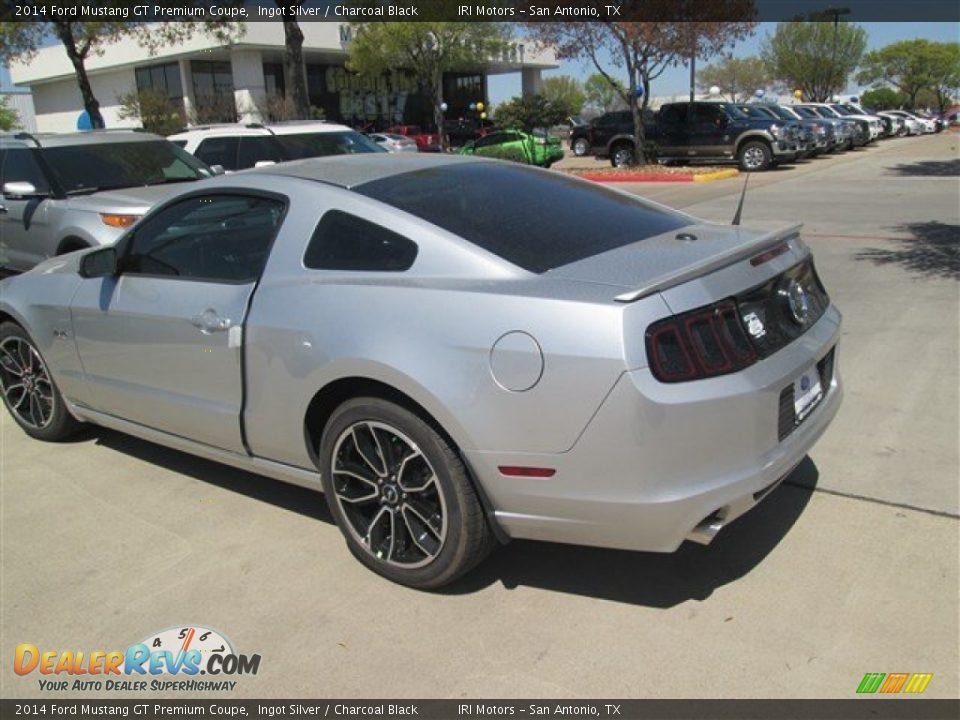 2014 Ford Mustang GT Premium Coupe Ingot Silver / Charcoal Black Photo #4