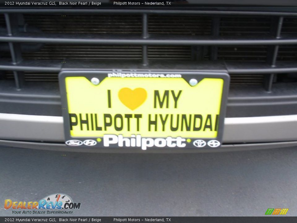 2012 Hyundai Veracruz GLS Black Noir Pearl / Beige Photo #9