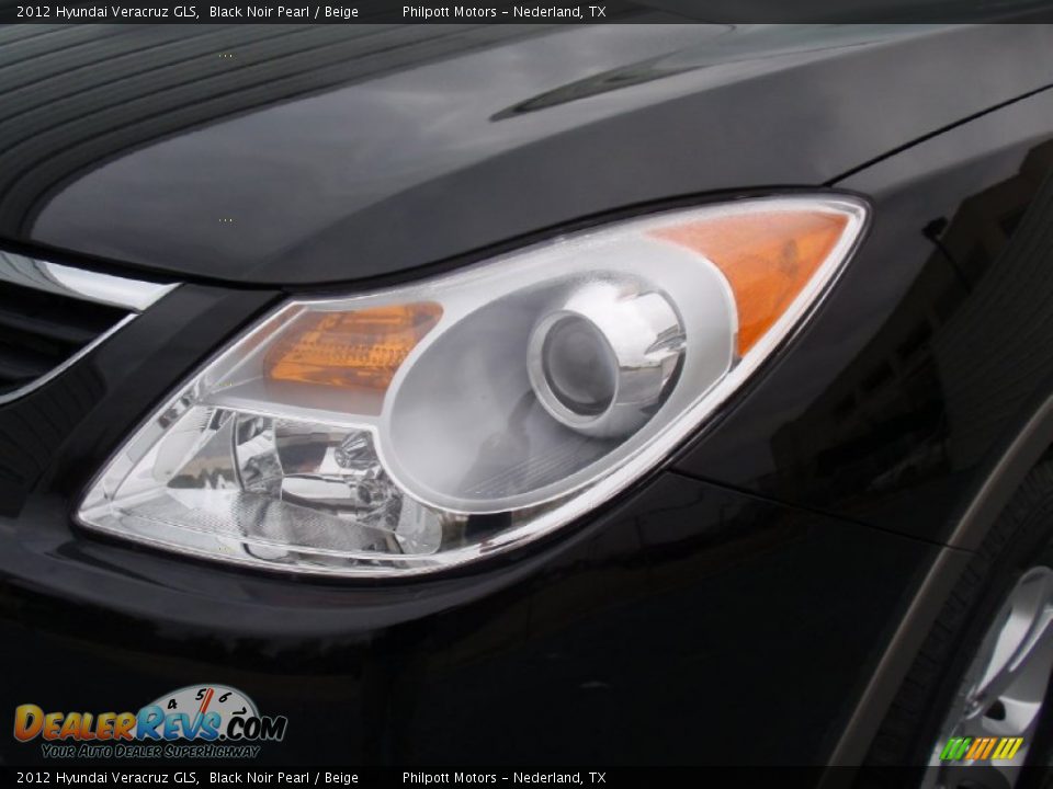 2012 Hyundai Veracruz GLS Black Noir Pearl / Beige Photo #10