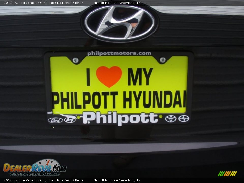 2012 Hyundai Veracruz GLS Black Noir Pearl / Beige Photo #21