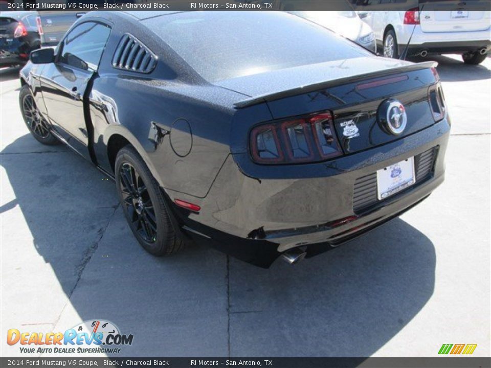 2014 Ford Mustang V6 Coupe Black / Charcoal Black Photo #3