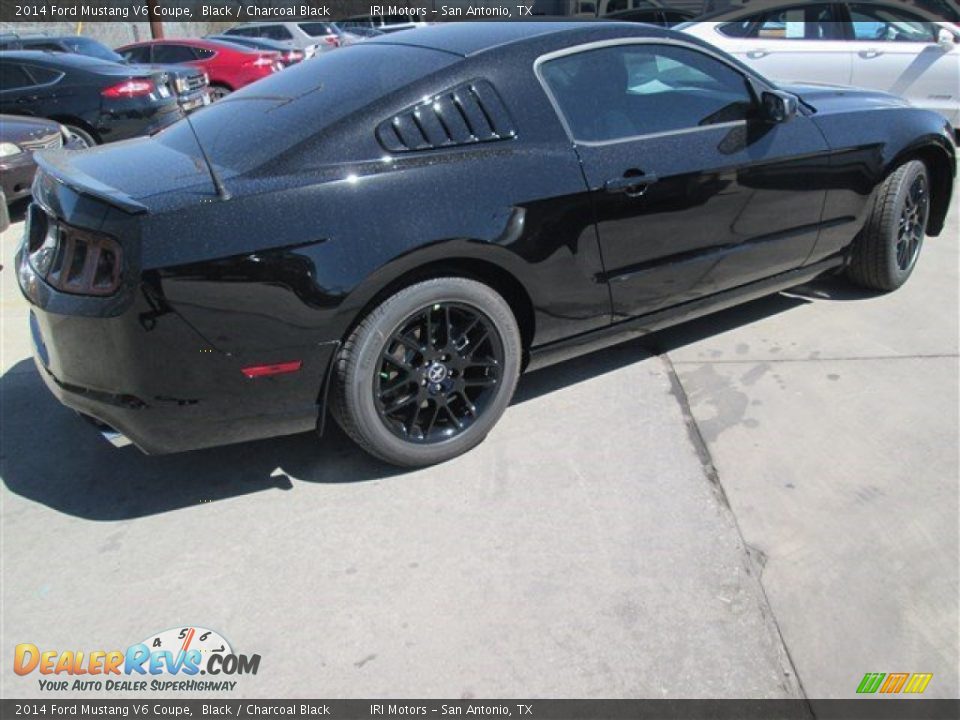 2014 Ford Mustang V6 Coupe Black / Charcoal Black Photo #4