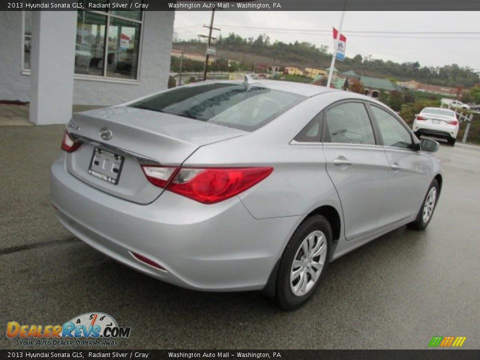 2013 Hyundai Sonata GLS Radiant Silver / Gray Photo #9