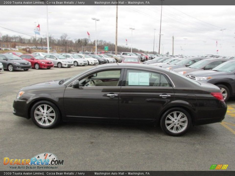 2009 Toyota Avalon Limited Cocoa Bean Metallic / Ivory Photo #7