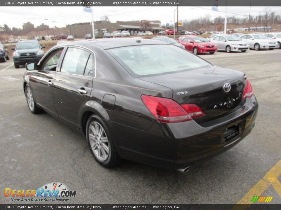 2009 Toyota Avalon Limited Cocoa Bean Metallic / Ivory Photo #8