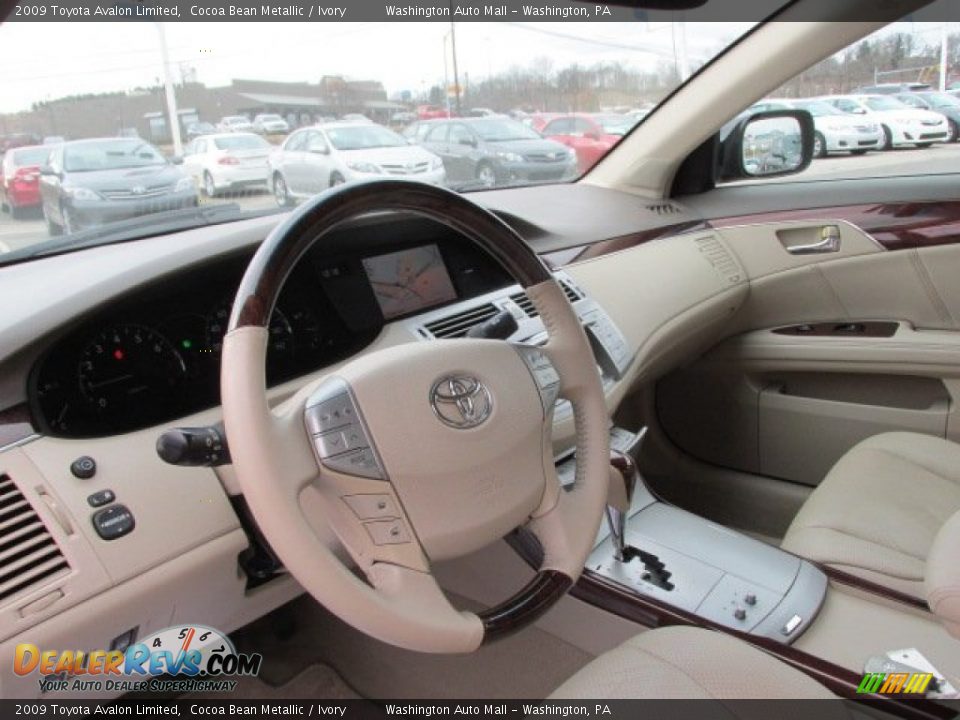 2009 Toyota Avalon Limited Cocoa Bean Metallic / Ivory Photo #11