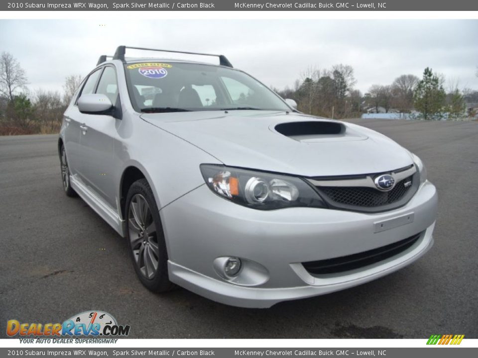 2010 Subaru Impreza WRX Wagon Spark Silver Metallic / Carbon Black Photo #1