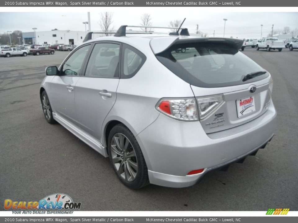 2010 Subaru Impreza WRX Wagon Spark Silver Metallic / Carbon Black Photo #4