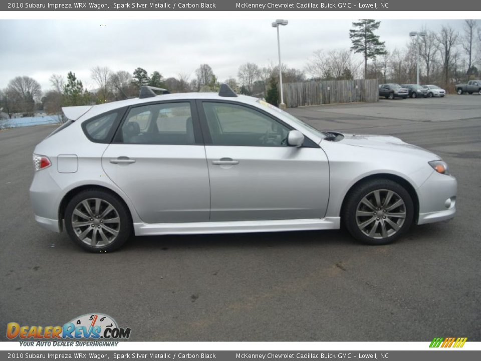 2010 Subaru Impreza WRX Wagon Spark Silver Metallic / Carbon Black Photo #6