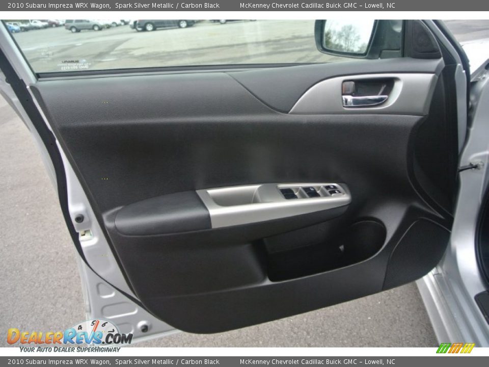 2010 Subaru Impreza WRX Wagon Spark Silver Metallic / Carbon Black Photo #7