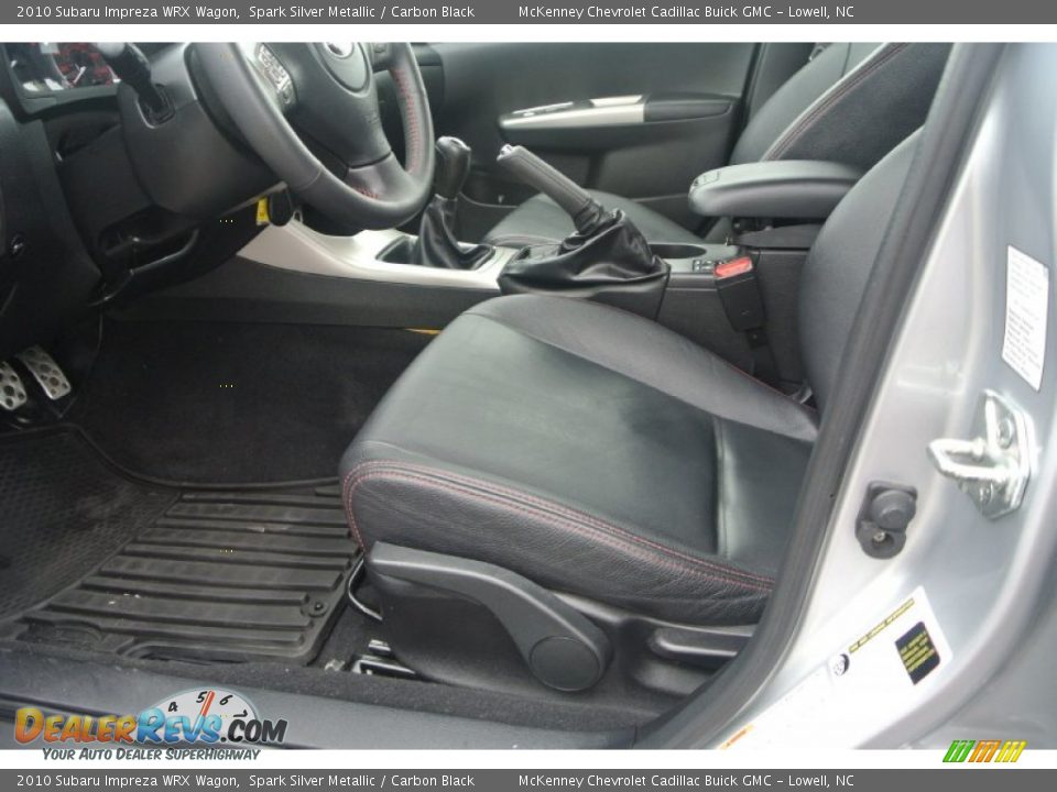 2010 Subaru Impreza WRX Wagon Spark Silver Metallic / Carbon Black Photo #9