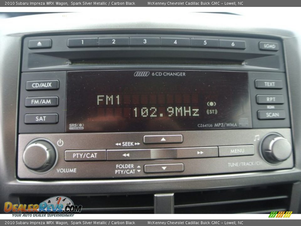2010 Subaru Impreza WRX Wagon Spark Silver Metallic / Carbon Black Photo #13