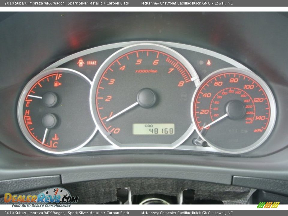 2010 Subaru Impreza WRX Wagon Spark Silver Metallic / Carbon Black Photo #14