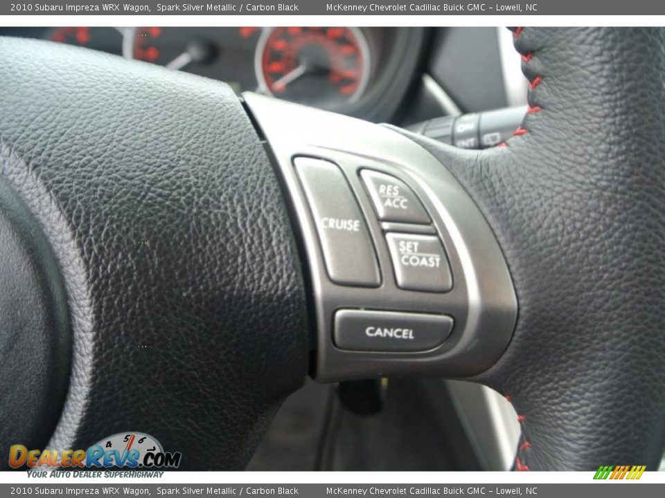 2010 Subaru Impreza WRX Wagon Spark Silver Metallic / Carbon Black Photo #15