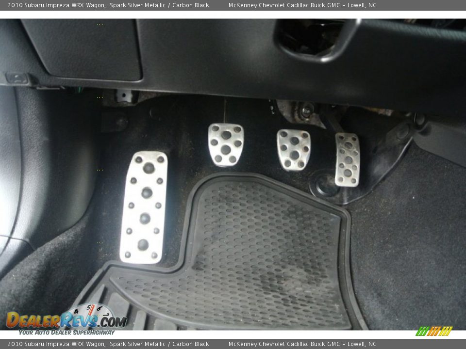 2010 Subaru Impreza WRX Wagon Spark Silver Metallic / Carbon Black Photo #16