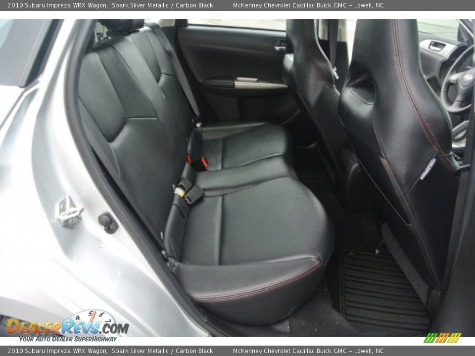 2010 Subaru Impreza WRX Wagon Spark Silver Metallic / Carbon Black Photo #19