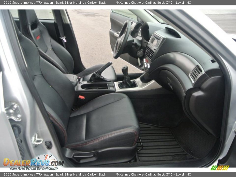 2010 Subaru Impreza WRX Wagon Spark Silver Metallic / Carbon Black Photo #20