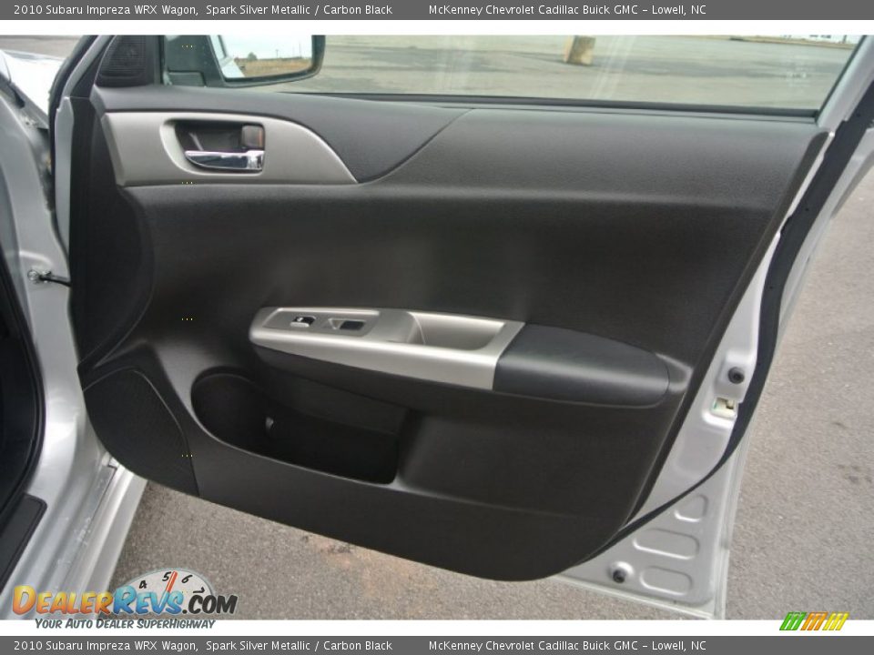 2010 Subaru Impreza WRX Wagon Spark Silver Metallic / Carbon Black Photo #21