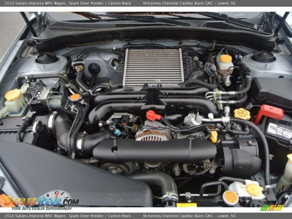 2010 Subaru Impreza WRX Wagon Spark Silver Metallic / Carbon Black Photo #23