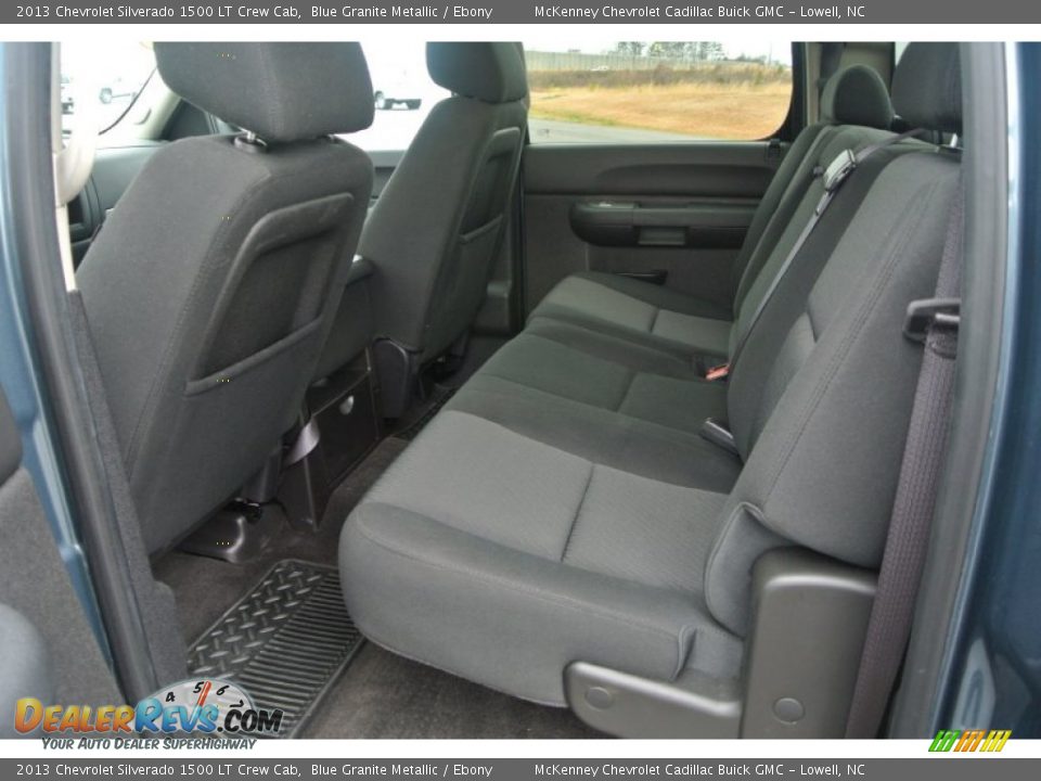 Rear Seat of 2013 Chevrolet Silverado 1500 LT Crew Cab Photo #13