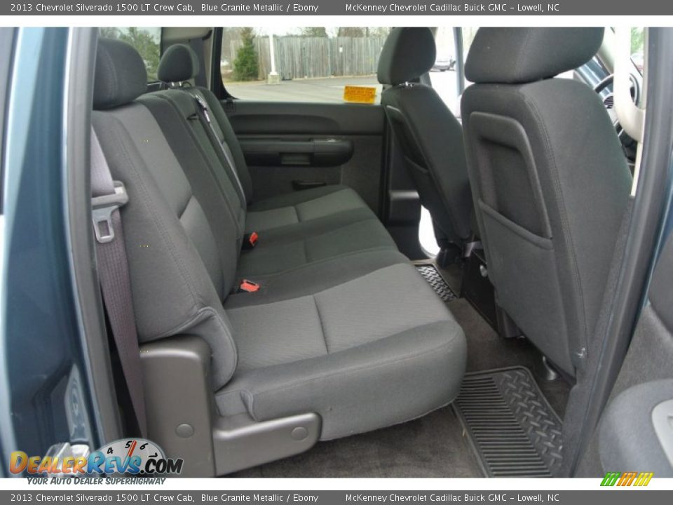 Rear Seat of 2013 Chevrolet Silverado 1500 LT Crew Cab Photo #15