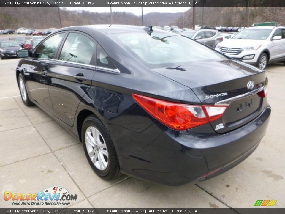 2013 Hyundai Sonata GLS Pacific Blue Pearl / Gray Photo #4