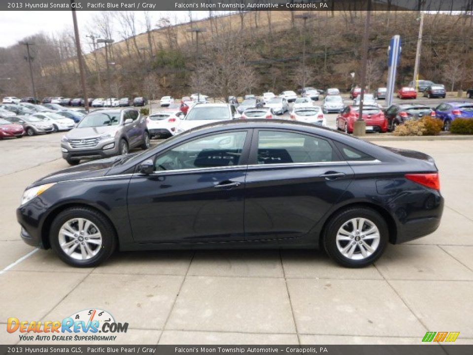 2013 Hyundai Sonata GLS Pacific Blue Pearl / Gray Photo #5