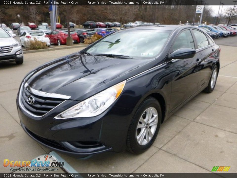 2013 Hyundai Sonata GLS Pacific Blue Pearl / Gray Photo #6