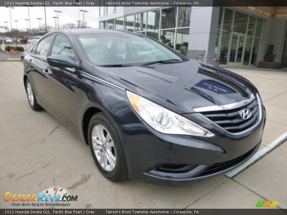 2013 Hyundai Sonata GLS Pacific Blue Pearl / Gray Photo #8