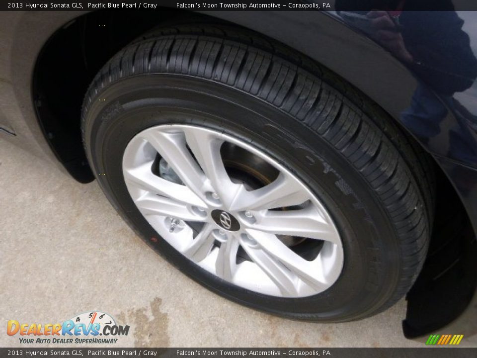 2013 Hyundai Sonata GLS Pacific Blue Pearl / Gray Photo #9