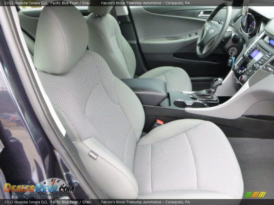 2013 Hyundai Sonata GLS Pacific Blue Pearl / Gray Photo #10