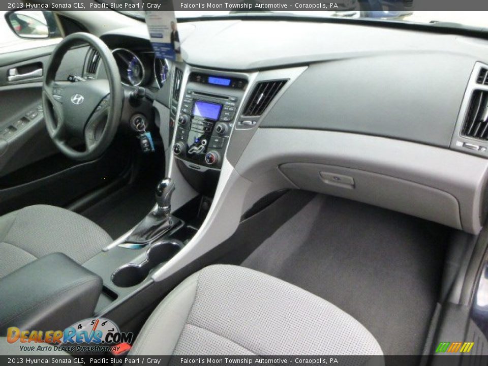2013 Hyundai Sonata GLS Pacific Blue Pearl / Gray Photo #11