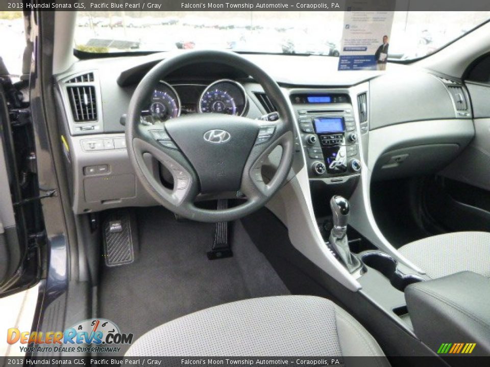 2013 Hyundai Sonata GLS Pacific Blue Pearl / Gray Photo #17