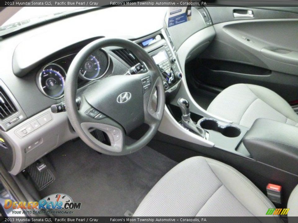 2013 Hyundai Sonata GLS Pacific Blue Pearl / Gray Photo #20