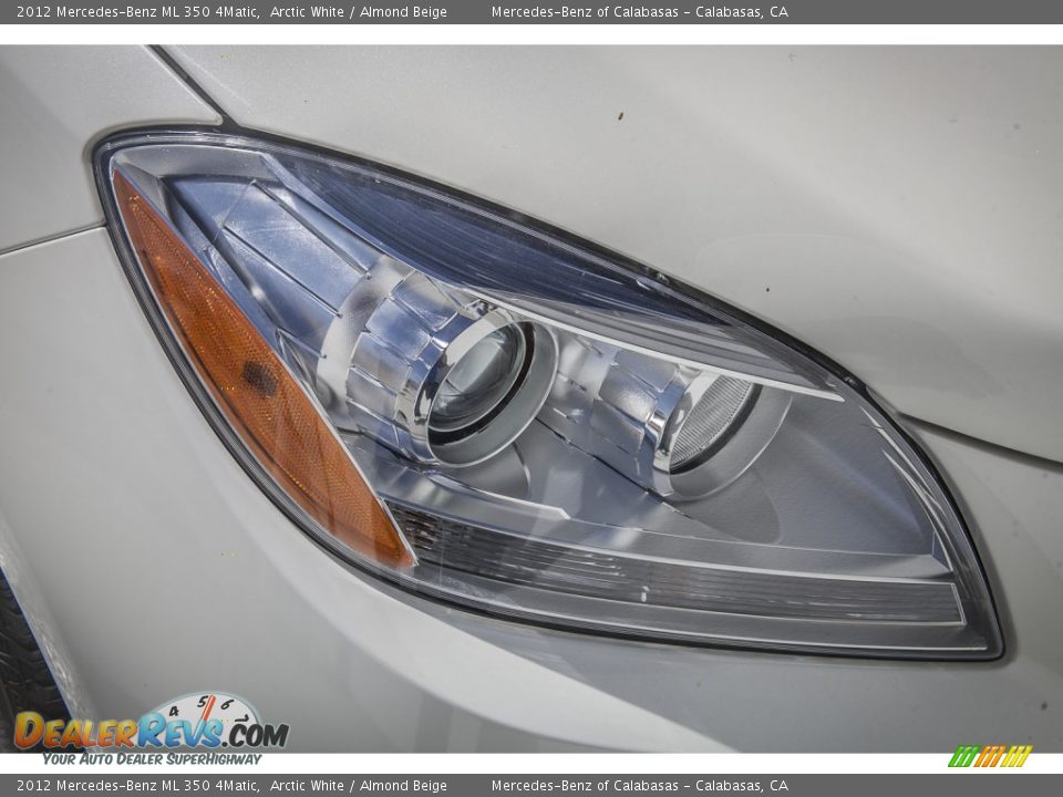 2012 Mercedes-Benz ML 350 4Matic Arctic White / Almond Beige Photo #27