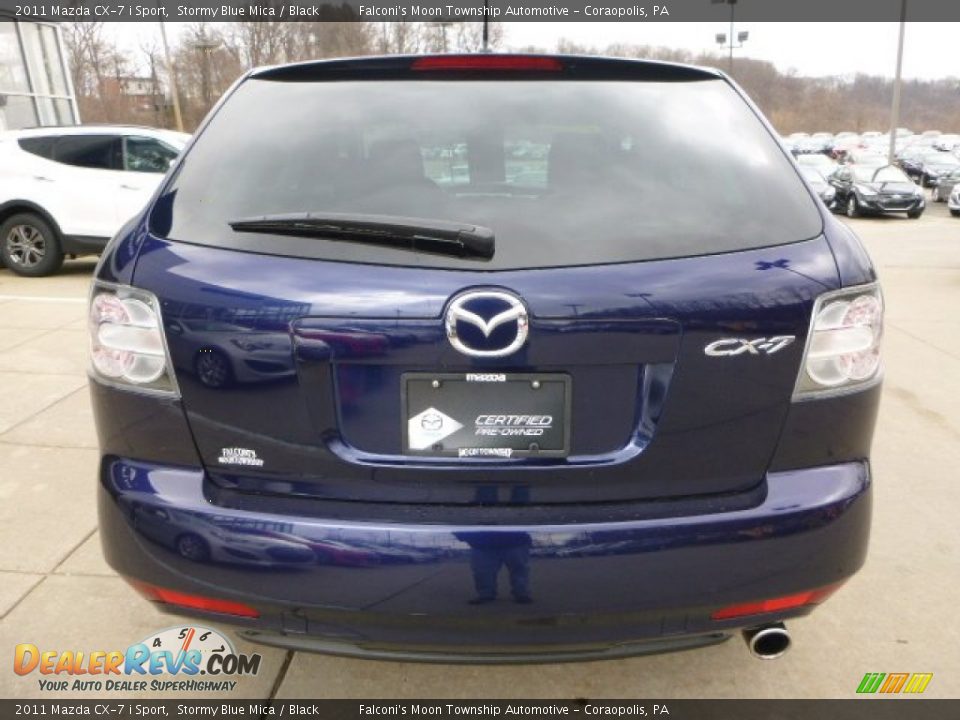 2011 Mazda CX-7 i Sport Stormy Blue Mica / Black Photo #3