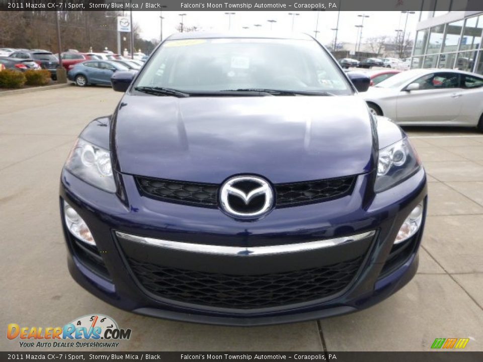 2011 Mazda CX-7 i Sport Stormy Blue Mica / Black Photo #7
