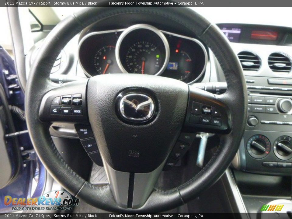 2011 Mazda CX-7 i Sport Stormy Blue Mica / Black Photo #22