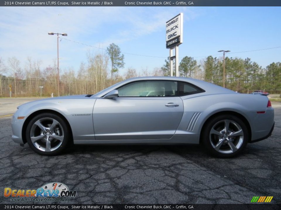 2014 Chevrolet Camaro LT/RS Coupe Silver Ice Metallic / Black Photo #4