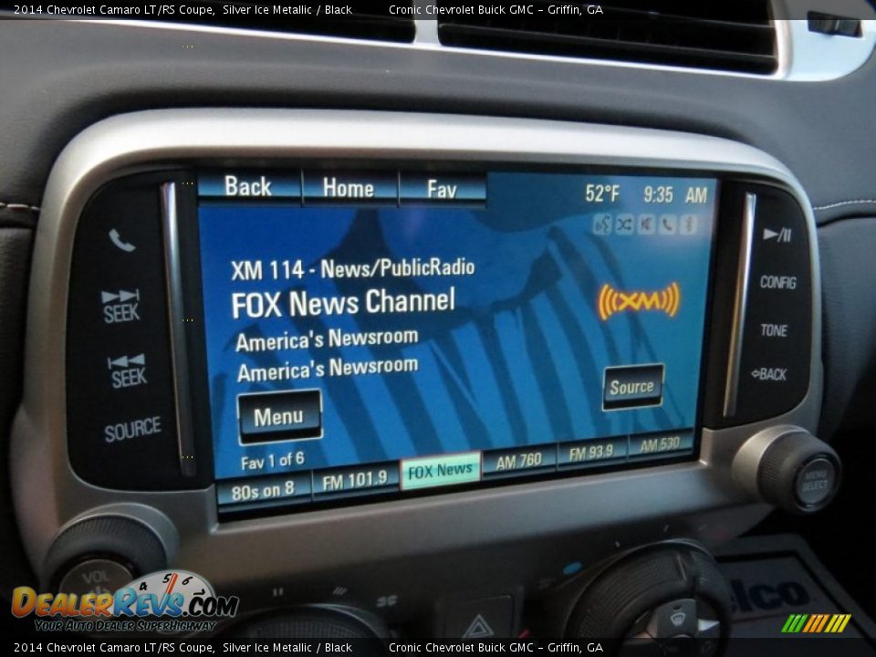 2014 Chevrolet Camaro LT/RS Coupe Silver Ice Metallic / Black Photo #15