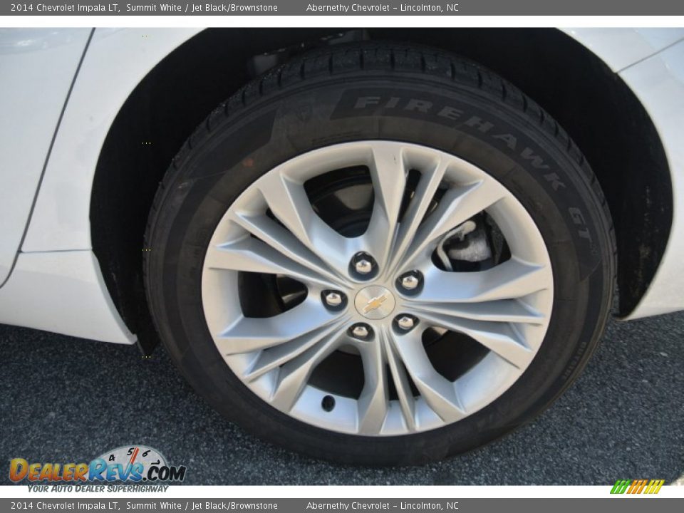 2014 Chevrolet Impala LT Summit White / Jet Black/Brownstone Photo #23