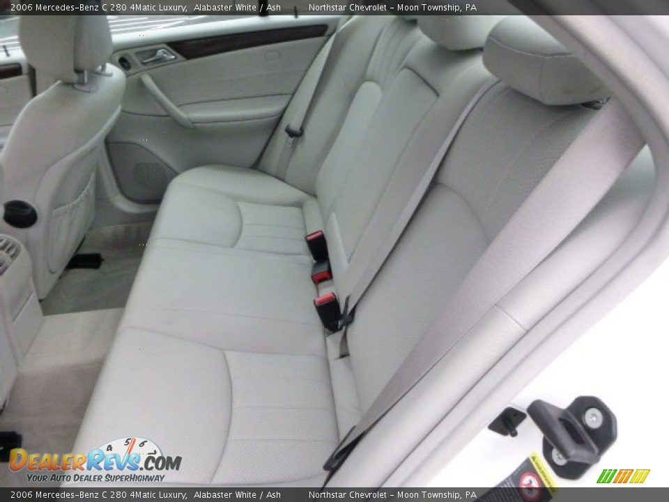 Rear Seat of 2006 Mercedes-Benz C 280 4Matic Luxury Photo #11