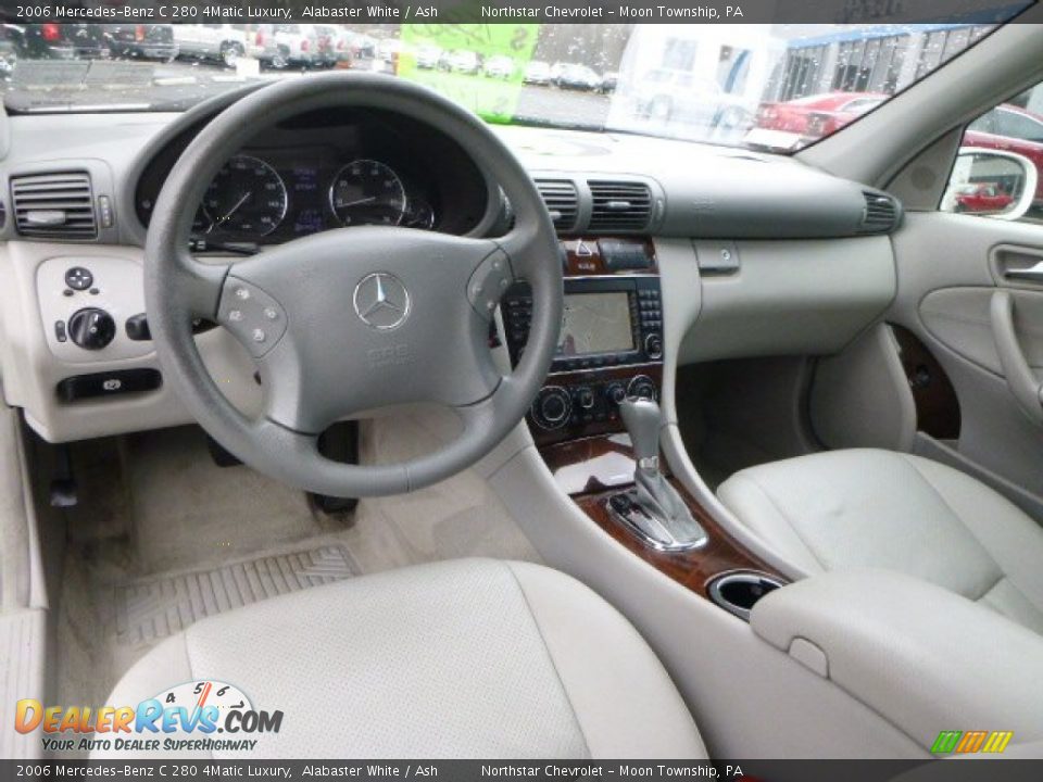 Ash Interior - 2006 Mercedes-Benz C 280 4Matic Luxury Photo #12