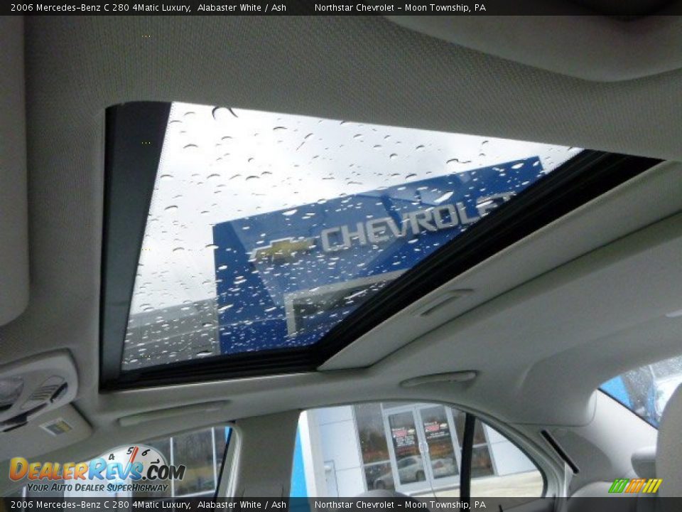 2006 Mercedes-Benz C 280 4Matic Luxury Alabaster White / Ash Photo #15