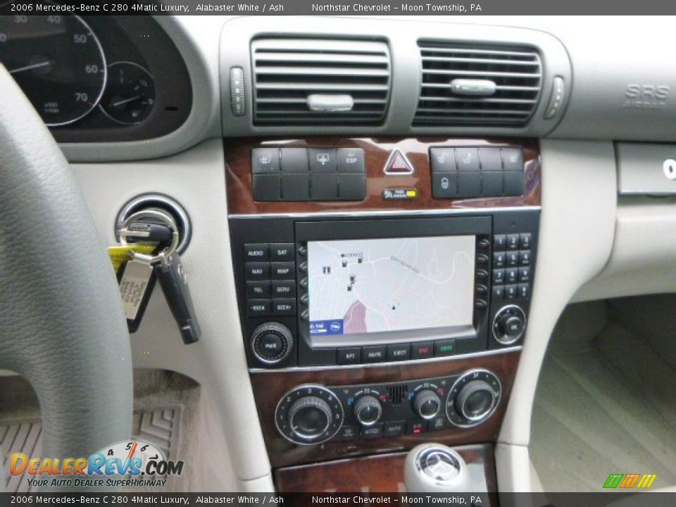 2006 Mercedes-Benz C 280 4Matic Luxury Alabaster White / Ash Photo #18