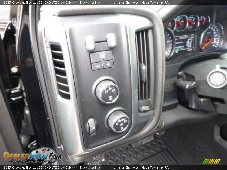 2015 Chevrolet Silverado 2500HD LTZ Crew Cab 4x4 Black / Jet Black Photo #15