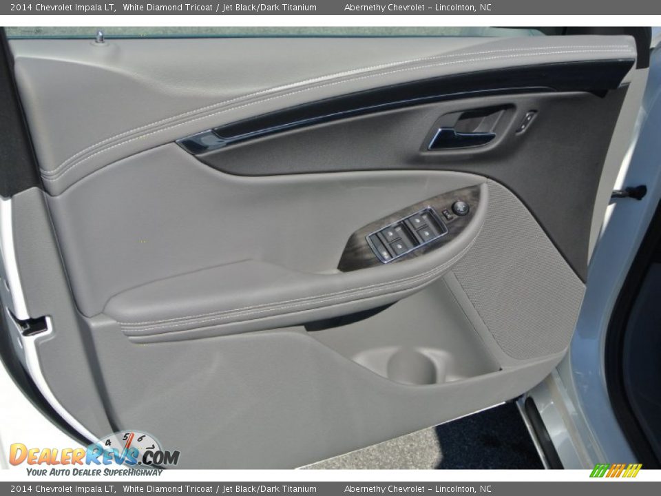 2014 Chevrolet Impala LT White Diamond Tricoat / Jet Black/Dark Titanium Photo #9