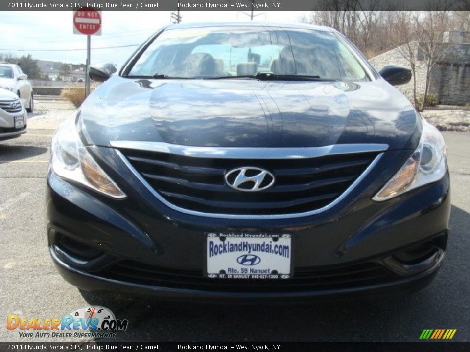 2011 Hyundai Sonata GLS Indigo Blue Pearl / Camel Photo #2