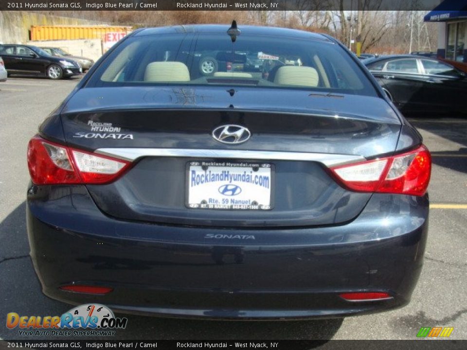 2011 Hyundai Sonata GLS Indigo Blue Pearl / Camel Photo #5