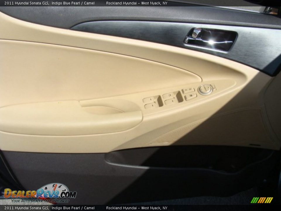 2011 Hyundai Sonata GLS Indigo Blue Pearl / Camel Photo #7